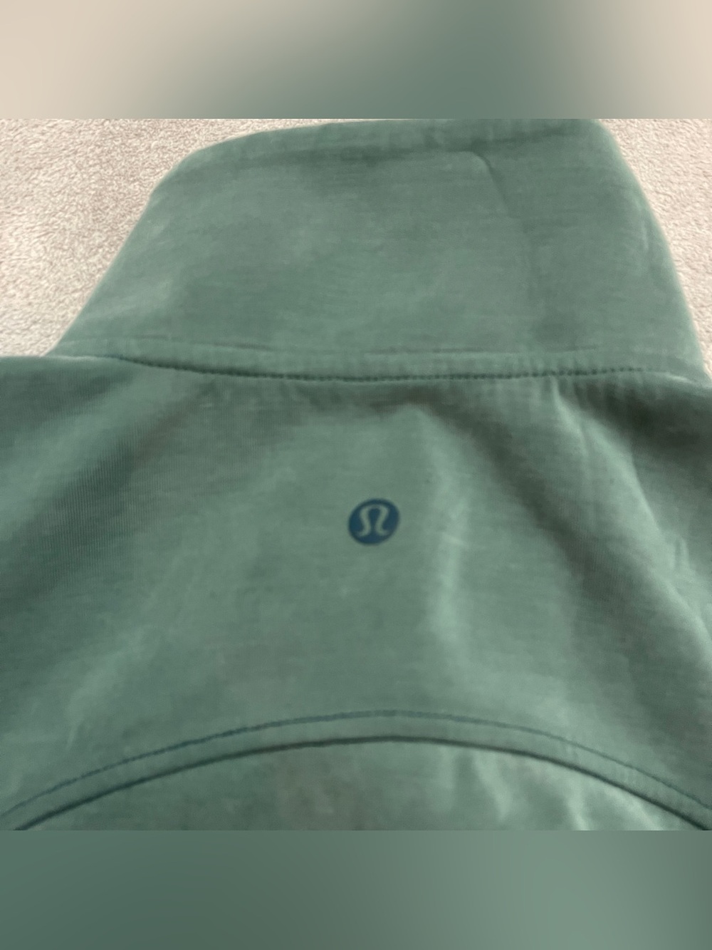 Lululemon Women's Green Scuba Half Zip Women's Size 8 - Picture 10 of 11